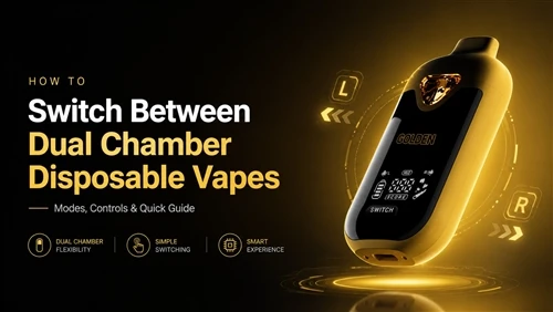 Wie wechselt man zwischen Zweikammer-Einweg-Vaporizern?
