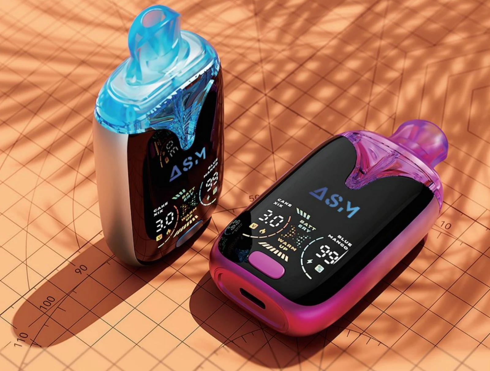 ASMD5 – Low-Temp Vaping Dual Flavor Disposable